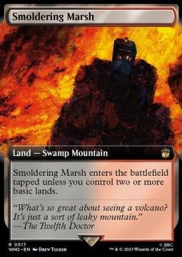 Smoldering Marsh (V.1) - Universes Beyond: Doctor Who: Extras (Rare) [XWHO-517]