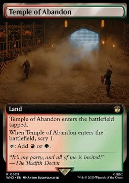 Temple of Abandon (V.1) - Universes Beyond: Doctor Who: Extras (Rare) [XWHO-523]