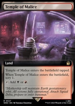 Temple of Malice (V.1) - Universes Beyond: Doctor Who: Extras (Rare) [XWHO-527]