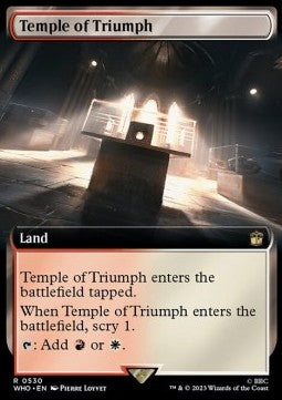 Temple of Triumph (V.1) - Universes Beyond: Doctor Who: Extras (Rare) [XWHO-530]