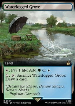 Waterlogged Grove (V.1) - Universes Beyond: Doctor Who: Extras (Rare) [XWHO-534]