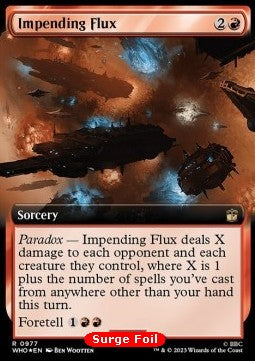 Impending Flux (V.3) - Universes Beyond: Doctor Who: Extras (Rare) [XWHO-977]