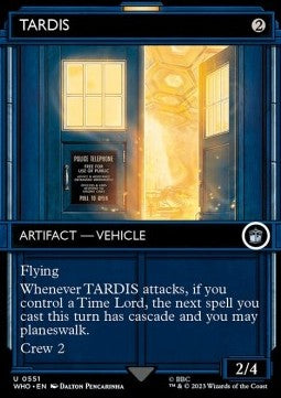 TARDIS (V.1) - Universes Beyond: Doctor Who: Extras (Uncommon) [XWHO-551]