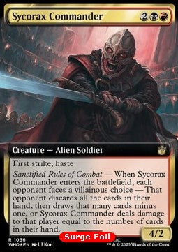 Sycorax Commander (V.3) - Universes Beyond: Doctor Who: Extras (Rare) [XWHO-1036]