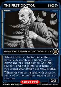 The First Doctor (V.5) - Universes Beyond: Doctor Who: Extras (Rare) [XWHO-1143]