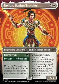Kellan, Daring Traveler // Journey On - The Lost Caverns of Ixalan: Extras (Rare) [XLCI-341]