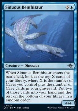 Sinuous Benthisaur - The Lost Caverns of Ixalan (Uncommon) [LCI-76]