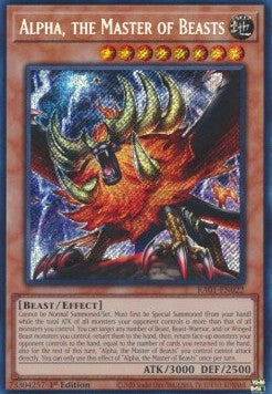 Alpha, the Master of Beasts (V.3 - Secret Rare) - 25th Anniversary Rarity Collection (Secret Rare) [RA01-022]