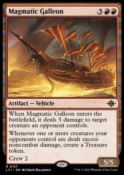 Magmatic Galleon - The Lost Caverns of Ixalan (Rare) [LCI-157]
