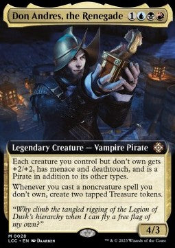 Don Andres, the Renegade - Commander: The Lost Caverns of Ixalan: Extras (Mythic) [XLCC-28]