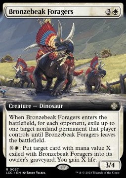 Bronzebeak Foragers - Commander: The Lost Caverns of Ixalan: Extras (Rare) [XLCC-37]
