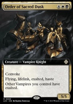 Order of Sacred Dusk - Commander: The Lost Caverns of Ixalan: Extras (Rare) [XLCC-65]