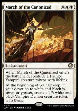 March of the Canonized - Commander: The Lost Caverns of Ixalan (Rare) [LCC-73]