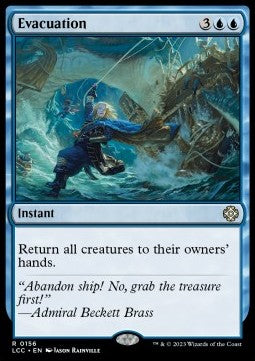 Evacuation - Commander: The Lost Caverns of Ixalan (Rare) [LCC-156]