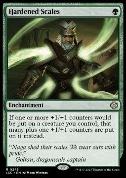 Hardened Scales - Commander: The Lost Caverns of Ixalan (Rare) [LCC-243]