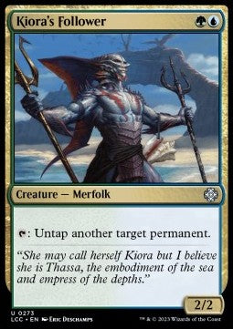 Kiora's Follower - Commander: The Lost Caverns of Ixalan (Uncommon) [LCC-273]