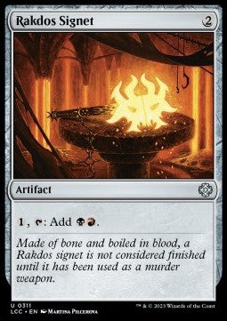 Rakdos Signet - Commander: The Lost Caverns of Ixalan (Uncommon) [LCC-311]