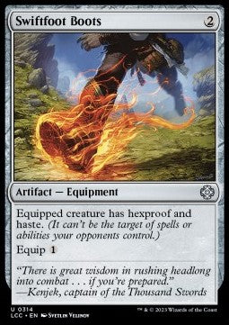 Swiftfoot Boots - Commander: The Lost Caverns of Ixalan (Uncommon) [LCC-314]