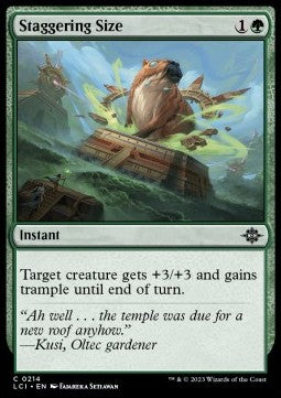 Staggering Size - The Lost Caverns of Ixalan (Common) [LCI-214]