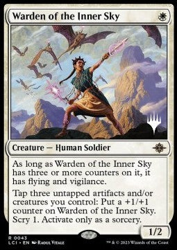 Warden of the Inner Sky (V.2) - The Lost Caverns of Ixalan: Promos (Rare) [PLCI-43]