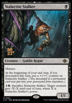 Stalactite Stalker (V.1) - The Lost Caverns of Ixalan: Promos (Rare) [PLCI-122]