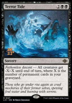 Terror Tide (V.1) - The Lost Caverns of Ixalan: Promos (Rare) [PLCI-127]