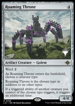 Roaming Throne (V.2) - The Lost Caverns of Ixalan: Promos (Rare) [PLCI-258]
