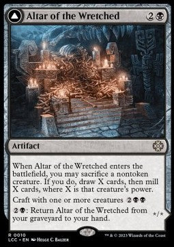 Altar of the Wretched // Wretched Bonemass - Commander: The Lost Caverns of Ixalan (Rare) [LCC-10]