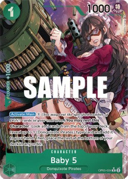 Baby 5 (OP05-034) (V.2) - Awakening of the New Era (Alternate Art) [OP05-034]
