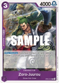 Zoro-Juurou (OP05-067) (V.1) - Awakening of the New Era (Rare) [OP05-067]