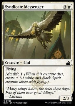 Syndicate Messenger - Ravnica Remastered (Common) [RVR-29]