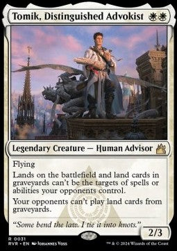 Tomik, Distinguished Advokist - Ravnica Remastered (Rare) [RVR-31]