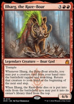 Ilharg, the Raze-Boar - Ravnica Remastered (Mythic) [RVR-113]
