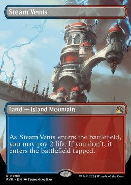 Steam Vents (V.1) - Ravnica Remastered: Extras (Rare) [XRVR-298]