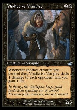 Vindictive Vampire - Ravnica Remastered: Extras (Uncommon) [XRVR-330]