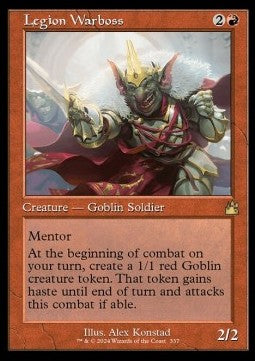 Legion Warboss - Ravnica Remastered: Extras (Rare) [XRVR-337]