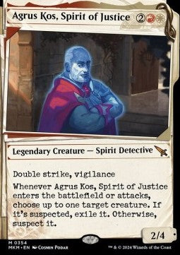 Agrus Kos, Spirit of Justice (V.1) - Murders at Karlov Manor: Extras (Mythic) [XMKM-354]