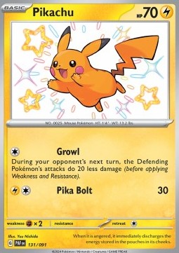 Pikachu - Paldean Fates (Shiny Rare) [PAF-131]