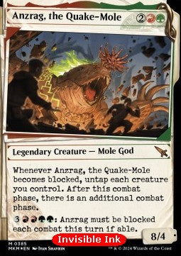 Anzrag, the Quake-Mole (V.2) - Murders at Karlov Manor: Extras (Mythic) [XMKM-385]