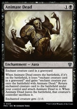 Animate Dead - Commander: Murders at Karlov Manor (Uncommon) [MKC-125]