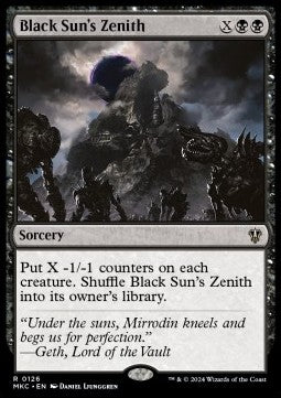 Black Sun's Zenith - Commander: Murders at Karlov Manor (Rare) [MKC-126]