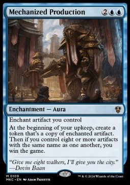 Mechanized Production - Commander: Murders at Karlov Manor (Mythic) [MKC-109]