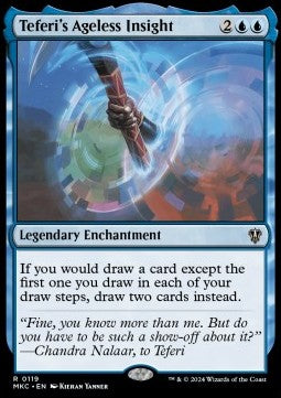 Teferi's Ageless Insight - Commander: Murders at Karlov Manor (Rare) [MKC-119]
