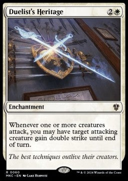 Duelist's Heritage - Commander: Murders at Karlov Manor (Rare) [MKC-60]