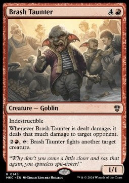 Brash Taunter - Commander: Murders at Karlov Manor (Rare) [MKC-148]