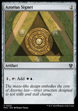 Azorius Signet - Commander: Murders at Karlov Manor (Uncommon) [MKC-224]
