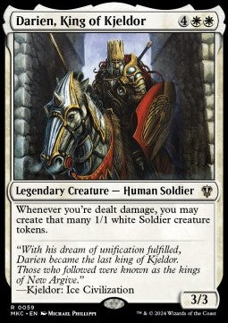 Darien, King of Kjeldor - Commander: Murders at Karlov Manor (Rare) [MKC-59]