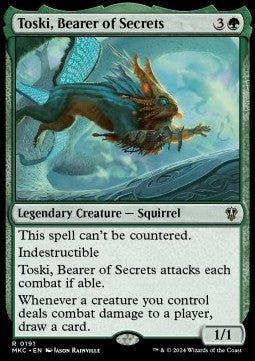 Toski, Bearer of Secrets - Commander: Murders at Karlov Manor (Rare) [MKC-191]