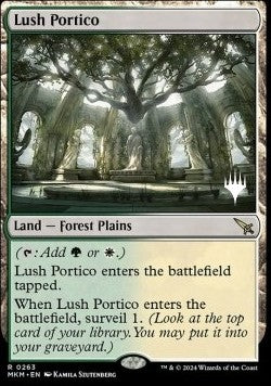Lush Portico (V.2) - Murders at Karlov Manor: Promos (Rare) [PMKM-263]
