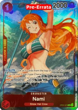 Nami (OP01-016) (V.2) - Romance Dawn (Pre-Errata) (Alternate Art) [OP01E-016]